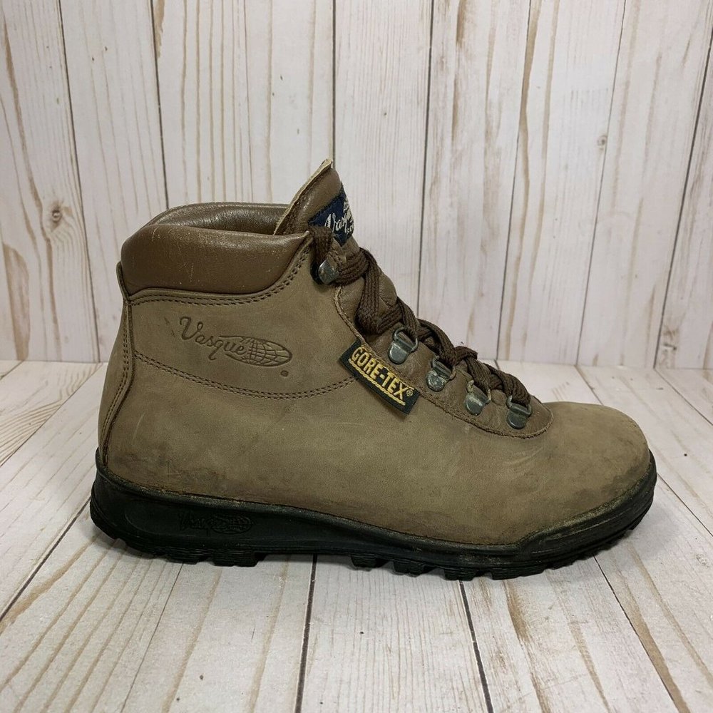 Vasque Skywalk GoreTex Hiking Boots Women's 8 Made In Italy Mid Leather #7931